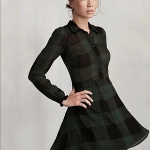 Reformation Amberly Dress in Plaid.